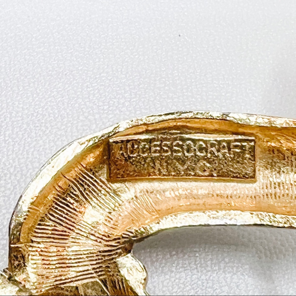 Vintage 1980’s Accessorycraft NYC Silver & Gold Equestrian Belt Buckle - Picture 8 of 8